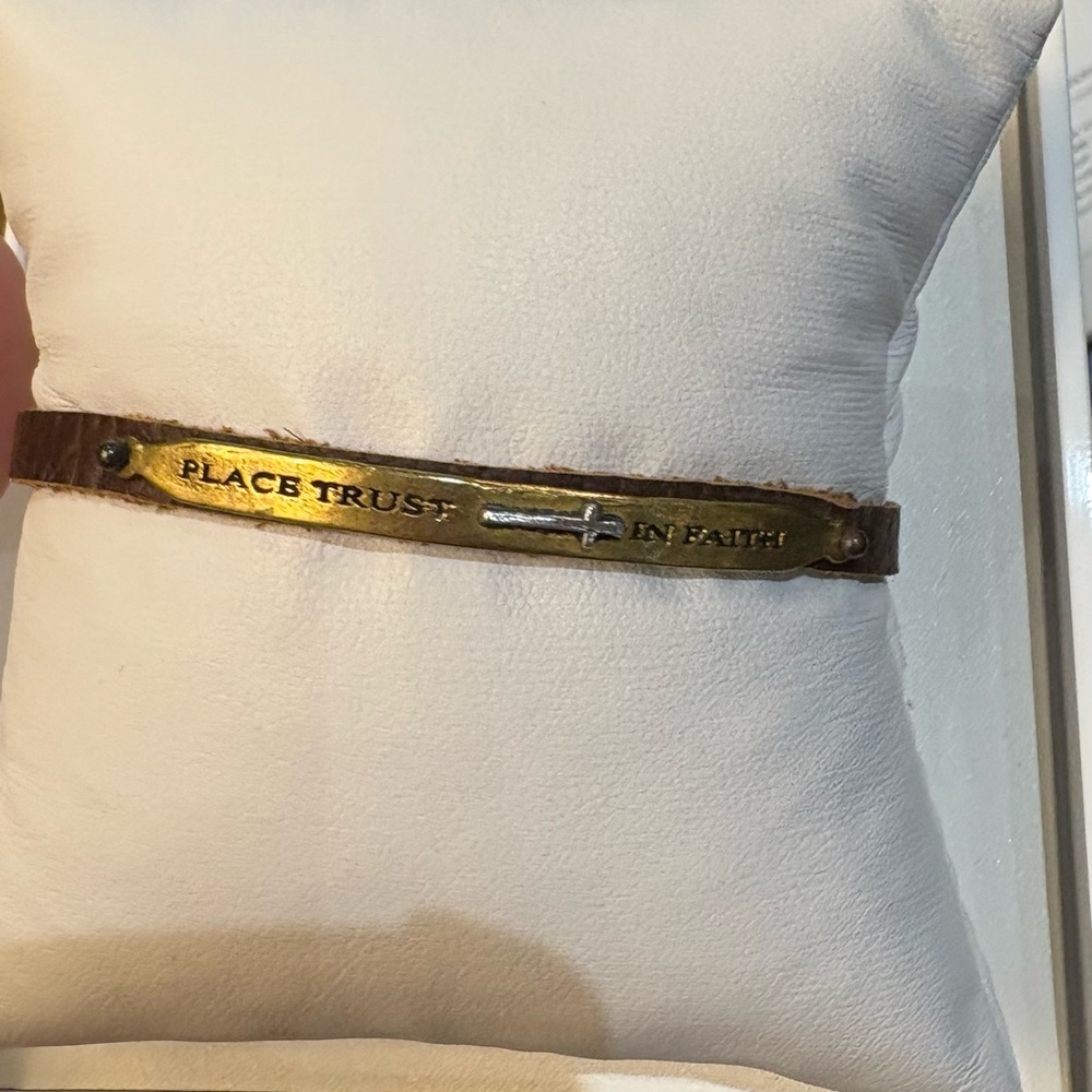 Waxing Poetic Gold and Brown Bracelet
